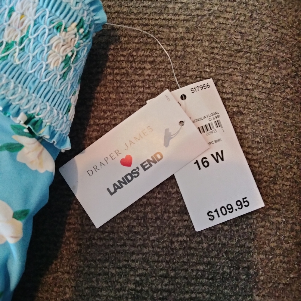 Draper James Lands' End 16w swimsuit - Picture 2 of 4